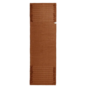 Zenvibes Organic Cotton Handmade Herbal Yoga Mat - Burnt Orange
