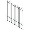 ProtectorAl 350 - 1200 x 1500mm Monument Raked 16-30º Loop And Spear Top Pool Fence Panel