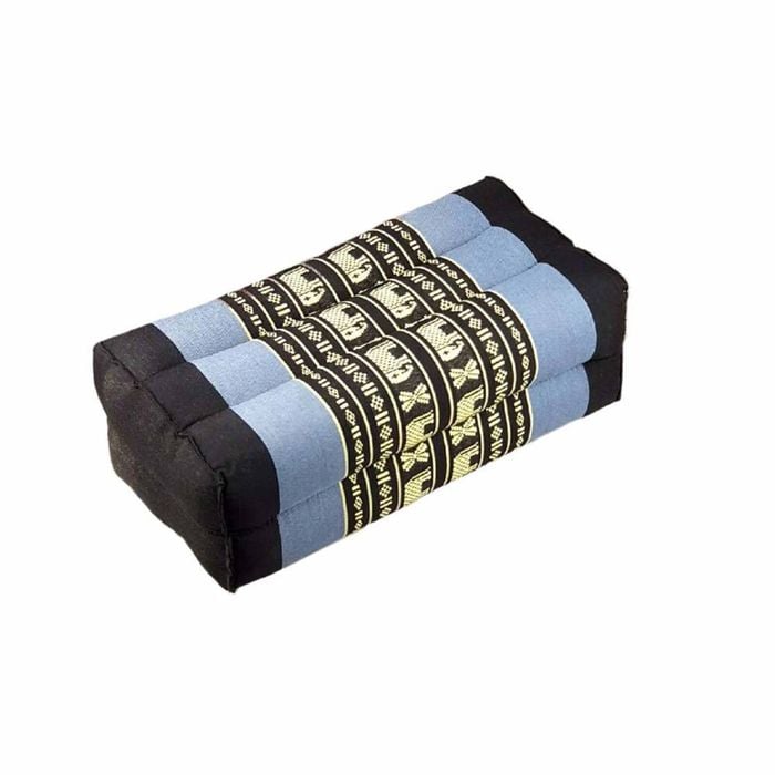 Handmade Yoga Block Meditation Cushion - Organic Kapok Thai Pillow For Yoga And Posture Support