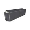 Build-a-Shed 1.5 x 6 x 2m Skillion Shed without Side Doors - Grey