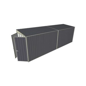 Build-a-Shed 1.5 x 6 x 2m Skillion Shed without Side Doors - Grey