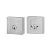 Lemaar Satin Chrome Flat Square Double Cylinder Deadbolt