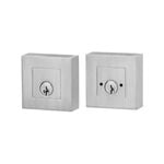 Lemaar Satin Chrome Flat Square Double Cylinder Deadbolt