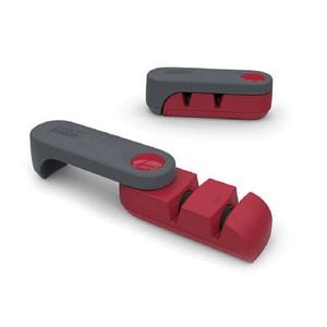 Joseph Joseph Rota Knife Sharpener Kitchen Untensil Maintenance Dark Grey/Red