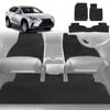 6D Diamond Car Floor Mats for Lexus NX 2014-2021-Full Set-Black-Outback GT
