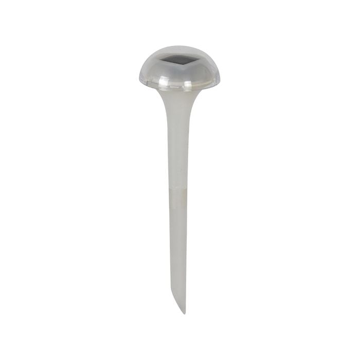 Click 25cm Mushroom Colour Changing Solar LED Pathway Light