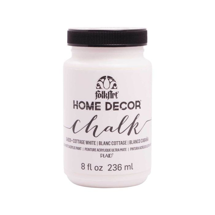 Plaid 236ml Cottage White FolkArt Home Decor Chalk