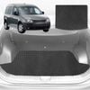 6D Diamond Car Boot Mat for VolksWagen Caddy Front Only2005-2021-Cargo Mat-Black-Outback GT