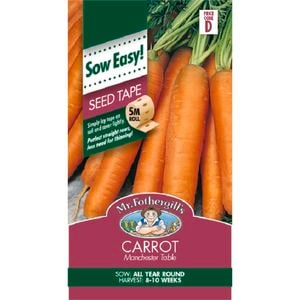 Mr Fothergill's Carrot Manchester Table Seed Tape