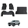 AUSGO Floor Mats & Boot Liner Set for Nissan Patrol GU Y61 1997-2015 Car Floor Liners Cargo Mat