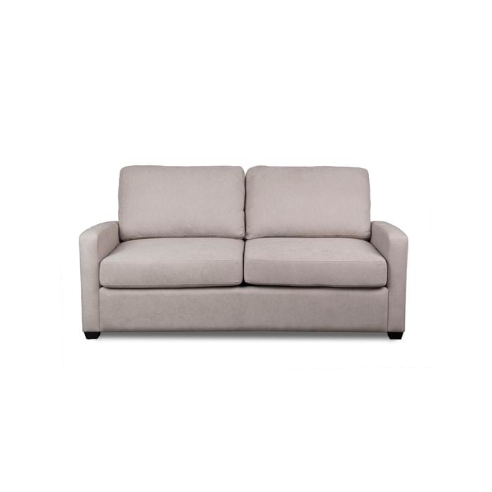 Nathan Double Upholstered Fabric Sofa Bed Lounge Couch With Memory Mattress Foam - Nouget