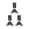 3x Paws And Claws Faux Fur Leather Pet Dog Harness Small 30-42cm Assorted