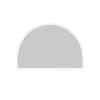 Attica 1200 x 800mm Matte White Arched LED Mirror