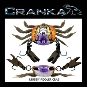 Cranka Crab Heavy 5.9g Hard Body Fishing Lure Muddy Fiddler Crab
