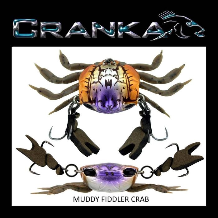 Cranka Crab Heavy 5.9g Hard Body Fishing Lure Muddy Fiddler Crab