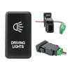 Switch Boss Green LED Push Switch fits Toyota Hilux (2005-2015) 120 Series (2003-2009) - Driving Lights