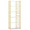 Costway 6-tier Bookshelf Storage Bookcase Display Rack White