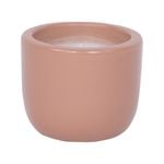 110 x 110 x 90mm Round Clay Citronella Candle