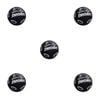 5PK NRL Penrith Panthers NRL Super-High Bounce Ball 60mm - Black
