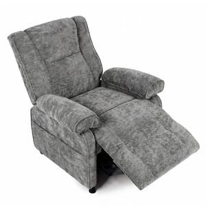 Ufurniture Electric Recliner Chair Home Theater Armchair Recliner Sofa With Side Pocket Grey