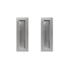 Delf 150mm Stainless Steel Square Flush Pull - 2 Pack