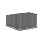 Absco Sheds 4.48 x 3.0 x 2.06m Woodland Grey Workshop Double Door Garden Shed