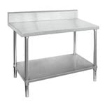 Modular Systems All Stainless Steel Dishwasher Bench Left Outlet - 600mm W x 700mm D x 900mm H