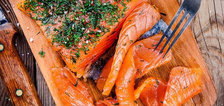 Hot Smoked Salmon with Citrus