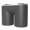 Melro Tanks 5000L Monument Slimline 5010 Poly Water Tank