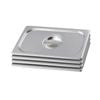 SOGA 4 Pack Stainless Steel Gastronorm Pan Lids 1/3