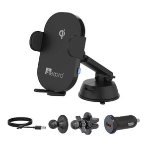 Aerpro Wireless QI Charging Smartphone Holder Kit APWCAG1