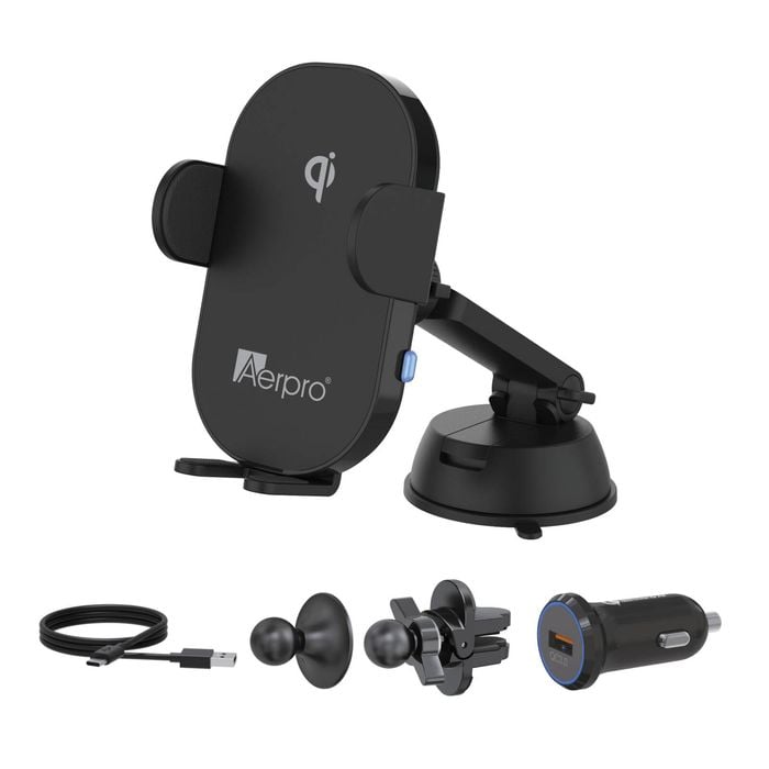 Aerpro Wireless QI Charging Smartphone Holder Kit APWCAG1