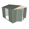 Build-a-Shed 3.0 x 3.0 x 2.3m Double Hinge and Double Sliding Door Shed - Green