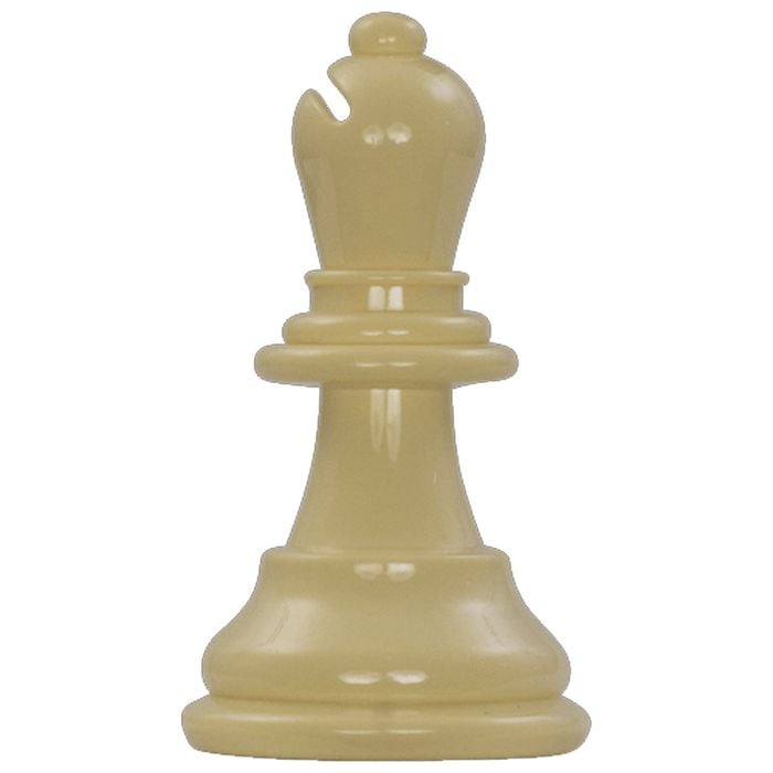 Plastic White Bishop - From A 20cm Set