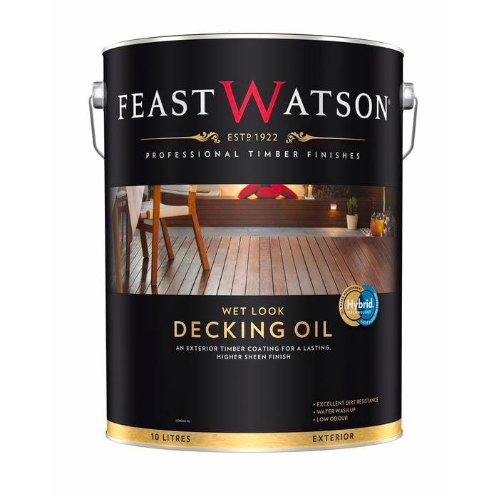 Feast Watson 10L Wet Look Decking Oil
