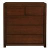 Amsterdam 5 Drawer Tall Boy  - Mahogany