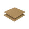 Lugna Sand Adjustable Cabinet Shelf - To Suit 450 x 280mm - 2 Pack