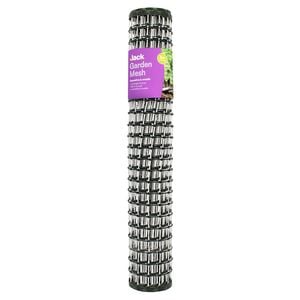 Jack 600mm x 3m Green Mesh Plastic Trellis