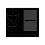 Kleenmaid 60cm Black Glass Induction Cooktop With 4 Elements