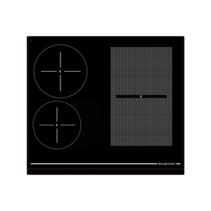 Kleenmaid 60cm Black Glass Induction Cooktop With 4 Elements