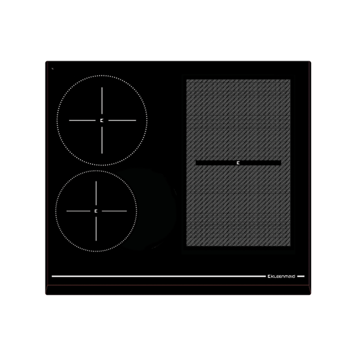 Kleenmaid 60cm Black Glass Induction Cooktop With 4 Elements