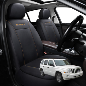 Car Seat Cover for Jeep Patriot 2006 - 2015 MK - Black-Front Only