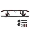 Centra Adjustable Door Pull-up Bar - Black/red