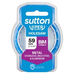 Sutton Tools 59mm Viper Cobalt Bi-Metal Holesaw