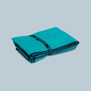 Microfibre Towel / Ultra Compact Double-Sided Size Xl 110 X 175 Cm - Blue/Green - Teal Green