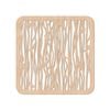 Nord Deco Wooden Coaster Kitchen Decor 10x10cm - Small Bird