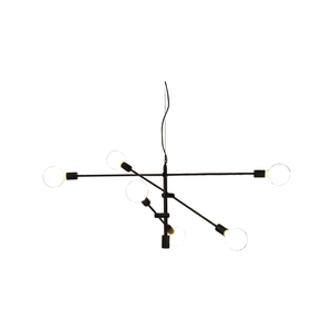 Oriel Lighting Large Chelsea Modern 6 light Pendant Light 120cm