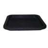 IP Plastics 25cm Black Square Saucer - 25cm