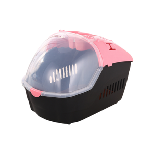 Yes4pets Medium Portable Travel Dog Cat Crate Pet Carrier Cage Comfort With Mat-pink