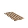 Easycraft Ikara Convex General Purpose 15mm 2700x118mm Ecru Oak Pack of 4